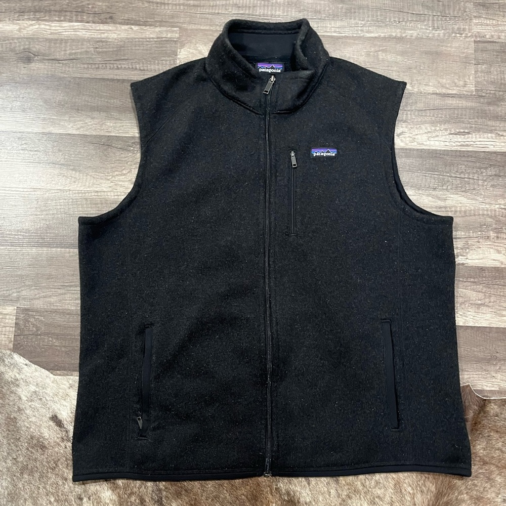 Patagonia Men’s Better Sweater Vest Black Size XXL